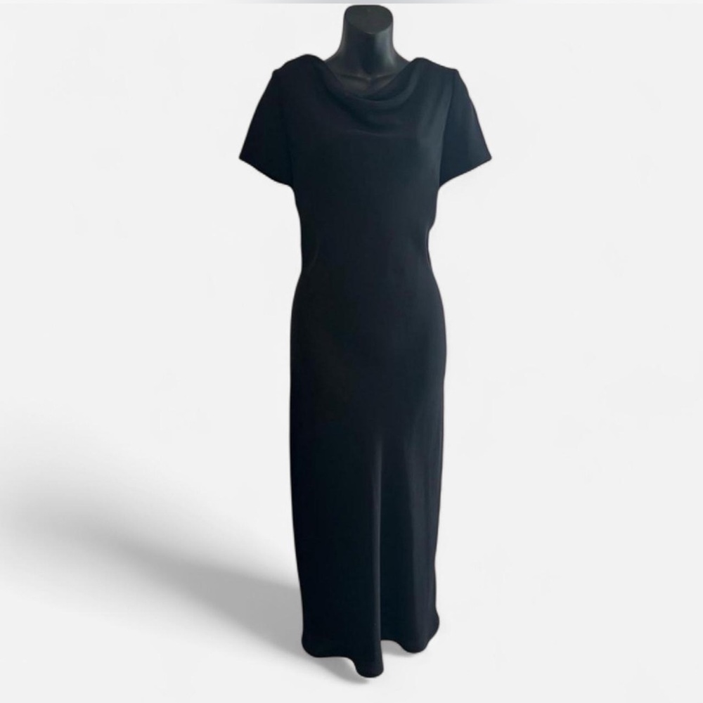 Talbots Classic Black Maxi Dress